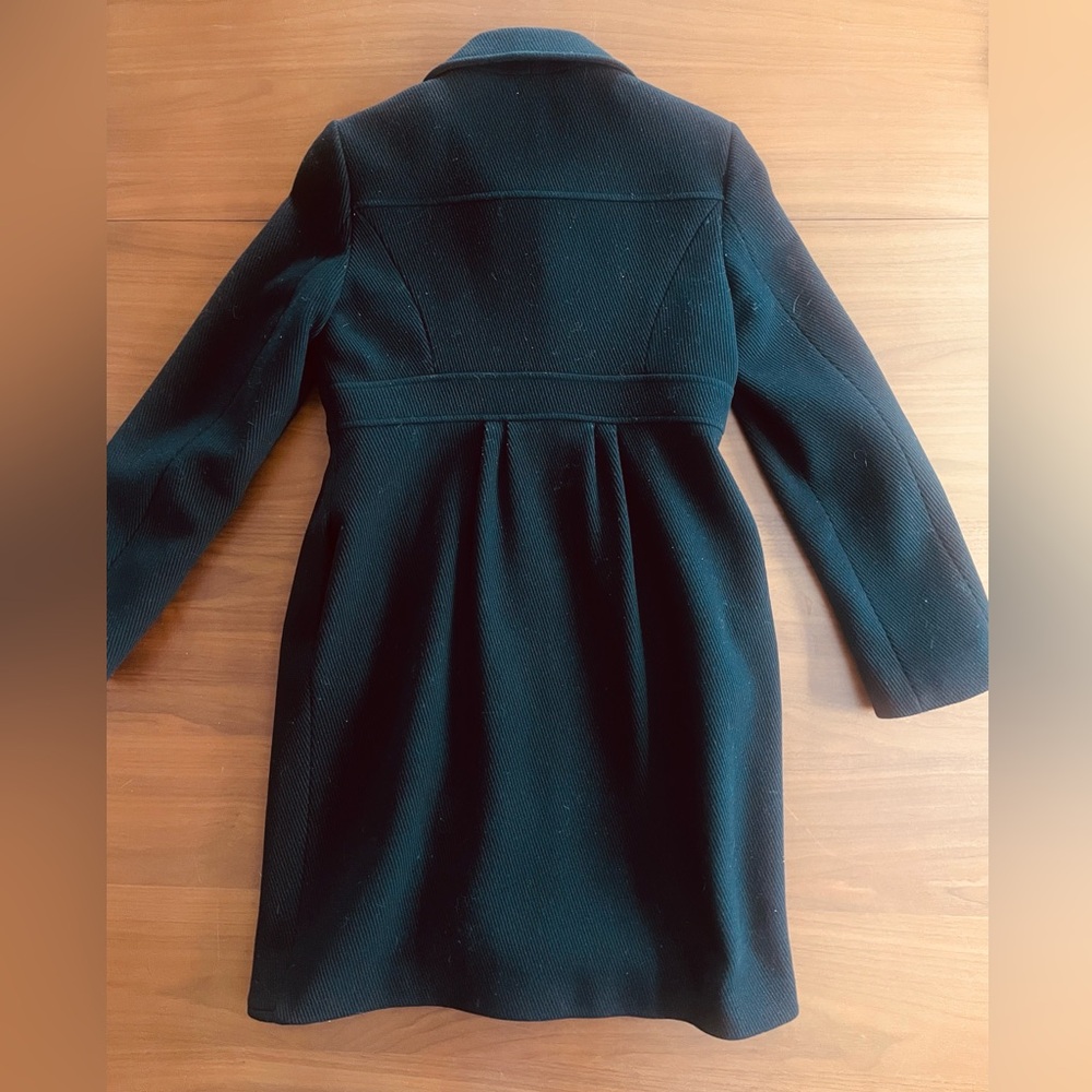 Kate Spade Wool Pea Coat w/ Tulip Hem, EUC - Picture 2 of 6
